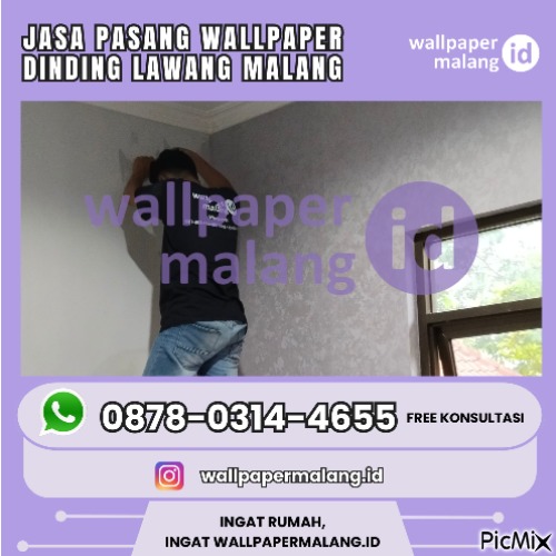 JASA PASANG WALLPAPER DINDING LAWANG MALANG - ingyenes png