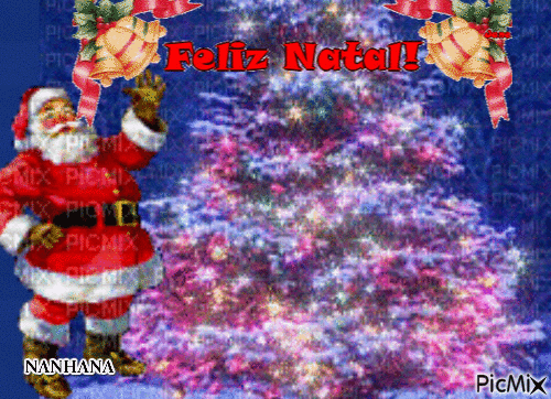 feliz natal - GIF animasi gratis
