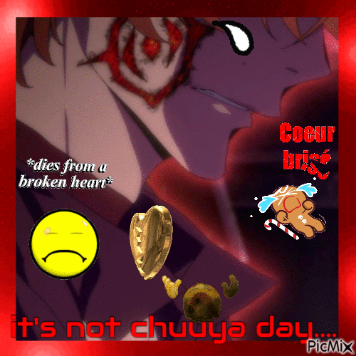 its not chuuya day 2.... - Animovaný GIF zadarmo