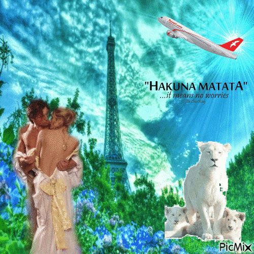 Hakuna Matata.....It Means No Worries - 免费动画 GIF