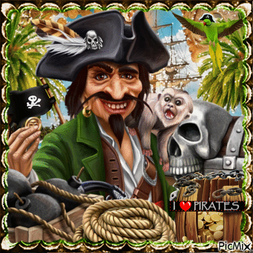 Pirate - Nemokamas animacinis gif