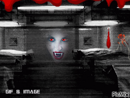 horror halloween - Animovaný GIF zadarmo