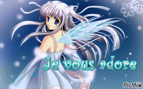 je vous azdore - Free animated GIF