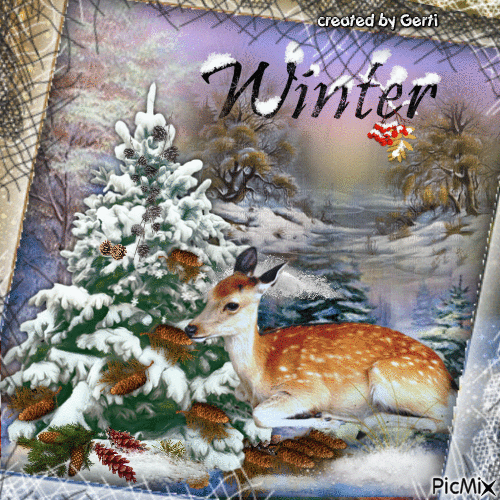 Winter picture.... - 免费动画 GIF
