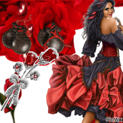 Flamenco - Animovaný GIF zadarmo
