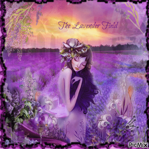 lavendel lady - 無料のアニメーション GIF