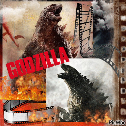 Godzilla - Бесплатный анимированный гифка