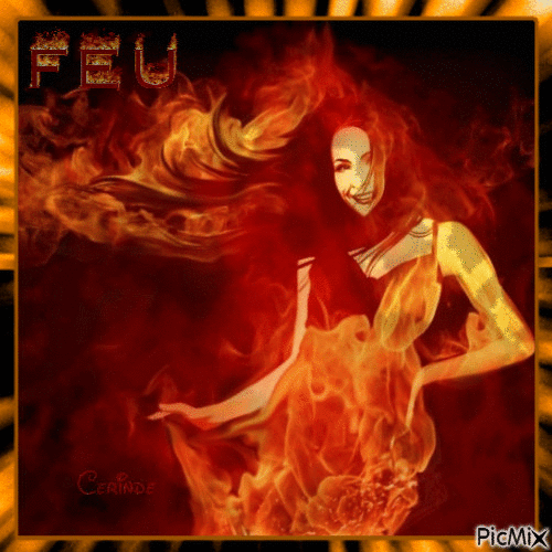 Fire Goddess - Free animated GIF
