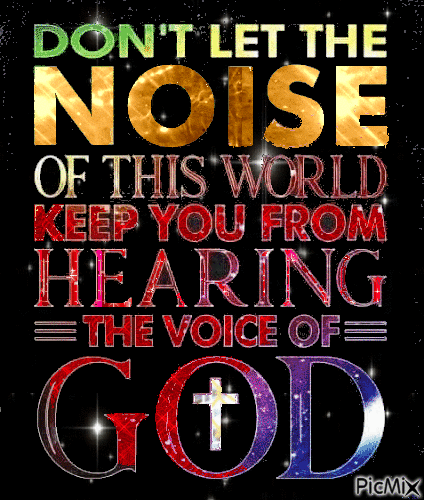 The voice of #God - Free animated GIF
