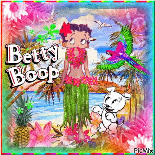 Hula Betty - Zdarma animovaný GIF