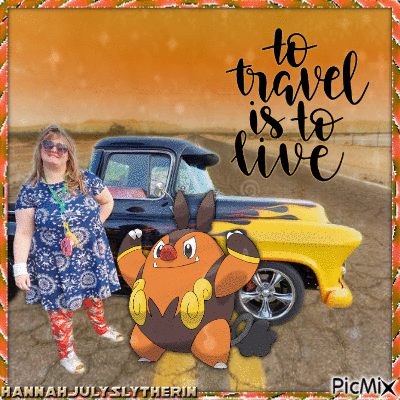 {{To Travel is to Live}} - Darmowy animowany GIF