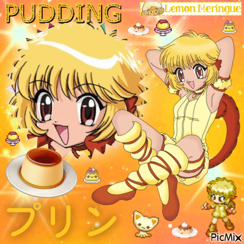 mew mew pudding - 免费动画 GIF