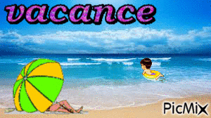 vacance - Ingyenes animált GIF