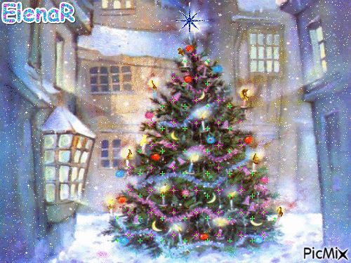 christmas tree - Gratis animeret GIF