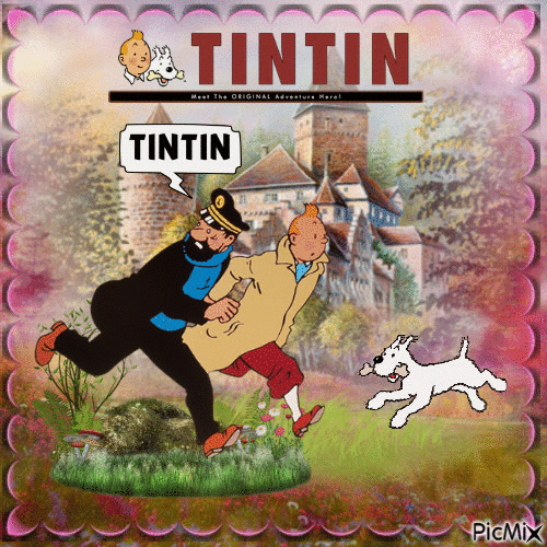 les aventure de tintin - Ingyenes animált GIF