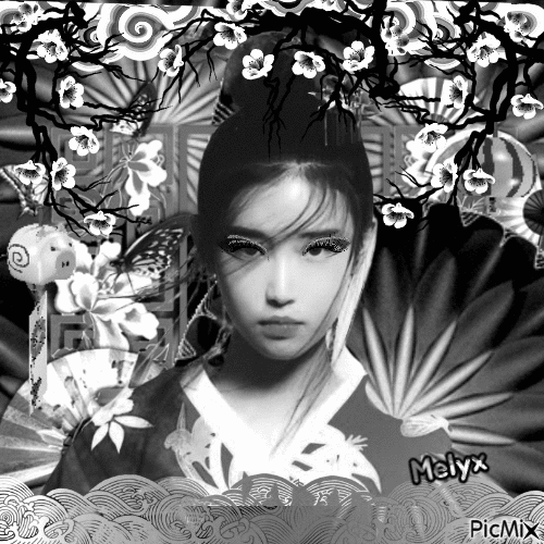 Asian girl - Animovaný GIF zadarmo