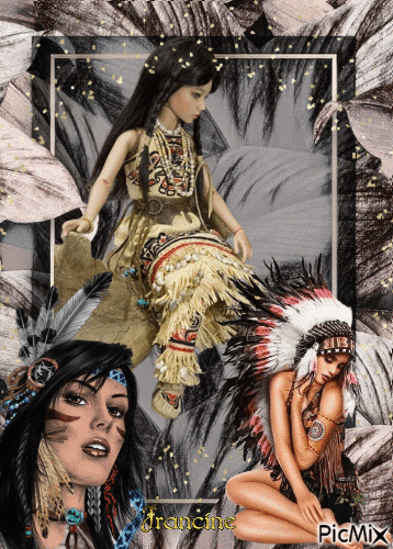 Les Amérindiennes 💖💖💖 - 無料のアニメーション GIF
