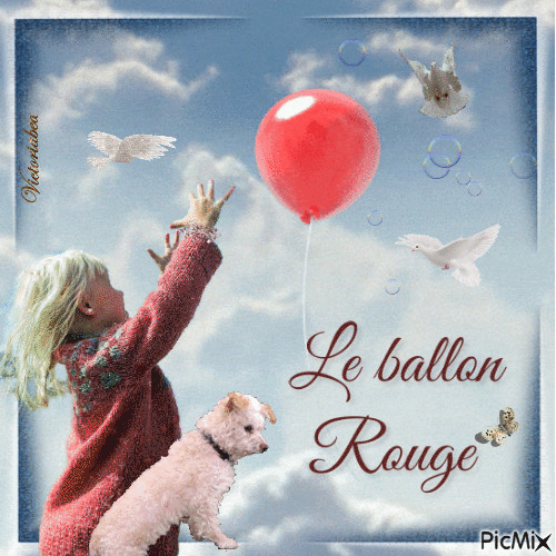 Le ballon rouge - Bezmaksas animēts GIF