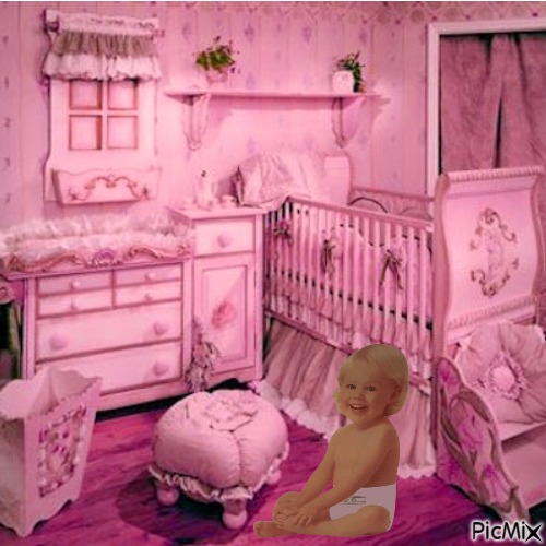 Pink nursery - bezmaksas png