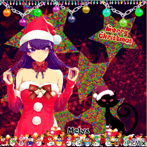 Merry Colors Christmas by Komi-San - GIF animé gratuit