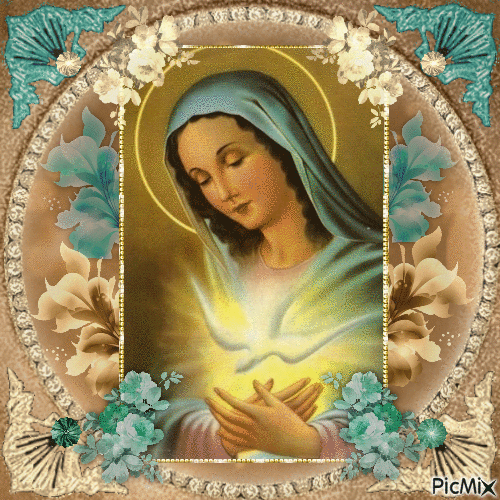 Vierge Marie, Esprit de Bénédiction - Gratis geanimeerde GIF
