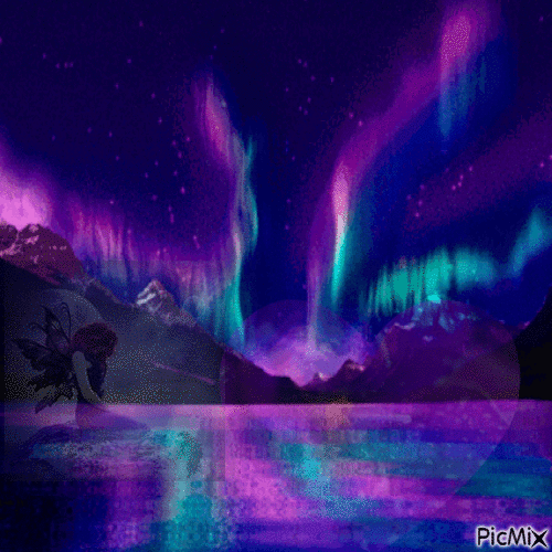la nuit enchanter - Gratis animerad GIF
