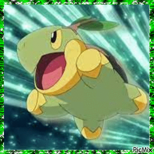 Pokémon Tortipouss - Безплатен анимиран GIF