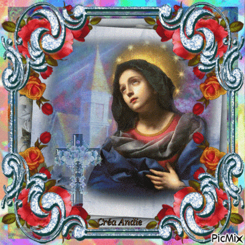 Vierge Marie, Esprit de Bénédiction - Ingyenes animált GIF