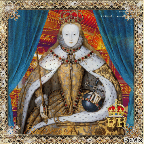 Elizabeth I of England - Bezmaksas animēts GIF