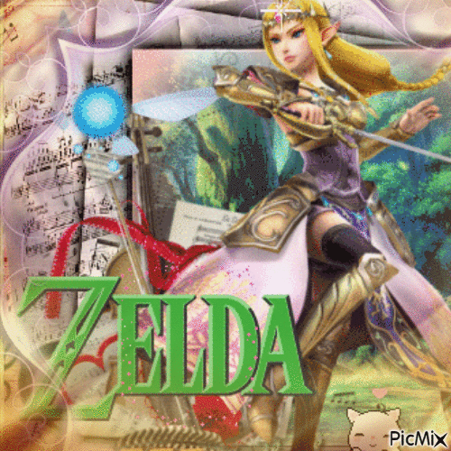 Zelda - Бесплатный анимированный гифка
