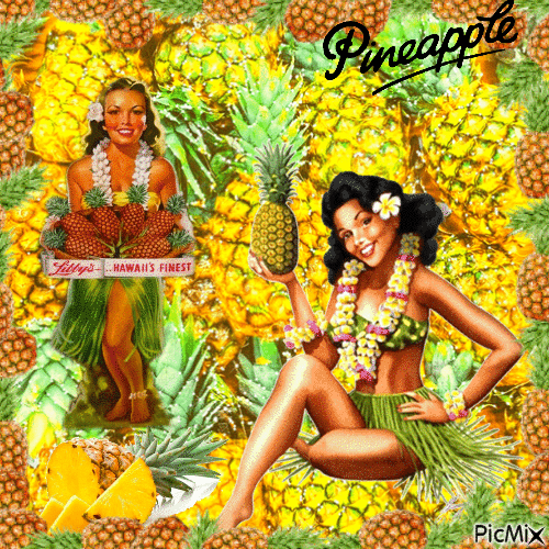 Pineapple - Animovaný GIF zadarmo