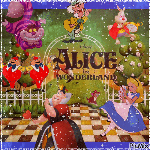 Alice in Wonderland ❤️ elizamio - GIF animado grátis