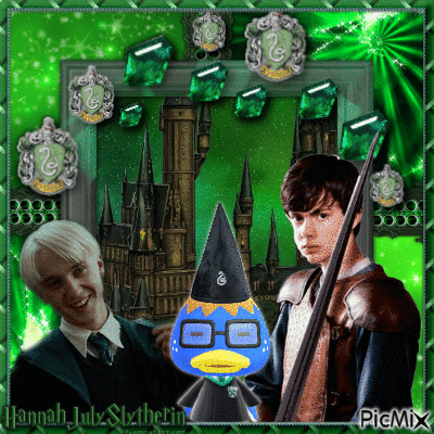 ♥Draco, Derwin and Edmund at Hogwarts♥ - Gratis animerad GIF