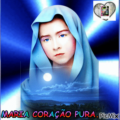 MARIA CORAÇÃO PURO. - Gratis geanimeerde GIF