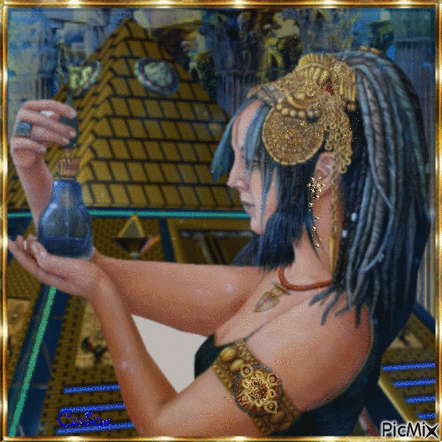 Nefertiti,la belle est venue - Безплатен анимиран GIF