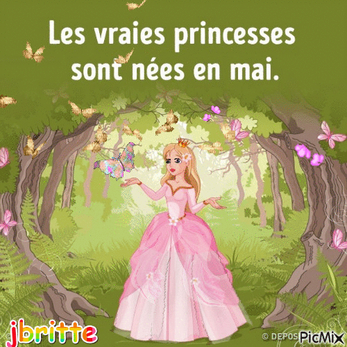 princesse mai - GIF animé gratuit