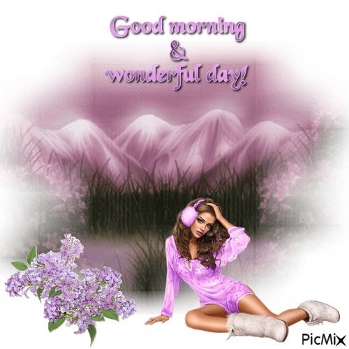 Good Morning An Wonderful Day - Free PNG