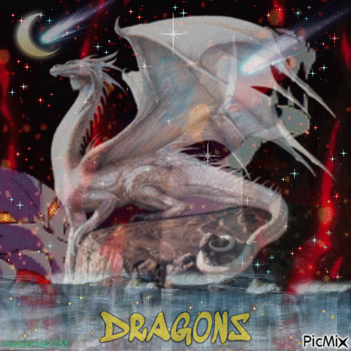 Dragons - GIF animasi gratis