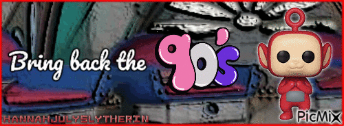 (Bring back the 90's - Banner) - GIF animado gratis