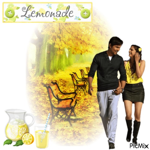 Sharing Lemonade - png gratuito
