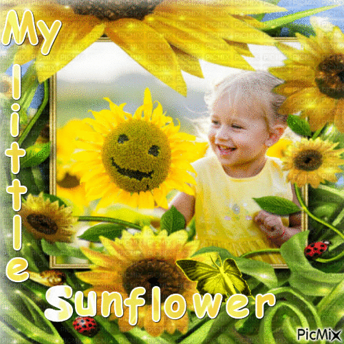 My little Sunflower - 無料のアニメーション GIF