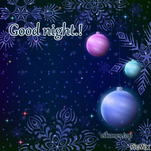 Christmas-  Good night - Bezmaksas animēts GIF