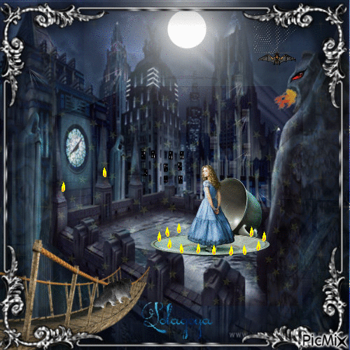 конкурсAlice in the Wonderland - Ingyenes animált GIF