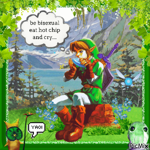 Link's thoughts - Gratis animeret GIF