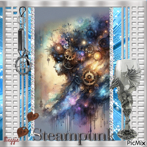 steampunk portrait - Δωρεάν κινούμενο GIF