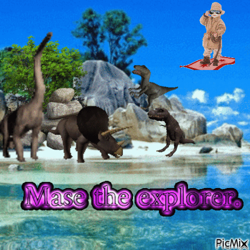 Mase the explorer - Bezmaksas animēts GIF