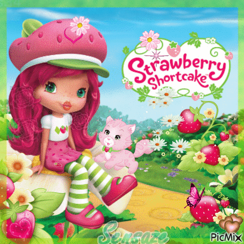 Strawberry  Shortcake Adventure - GIF animado grátis