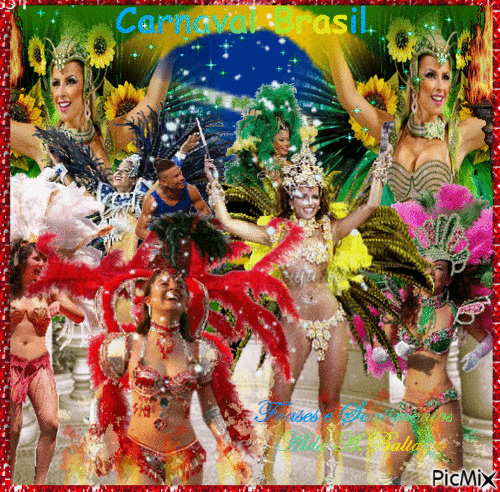 Carnaval Brasil - GIF animé gratuit
