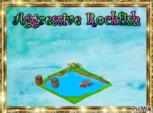 Aggressive Rockfish - Gratis geanimeerde GIF