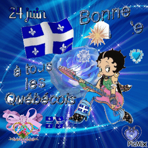 fête national du Québec 24 juin - 無料のアニメーション GIF
